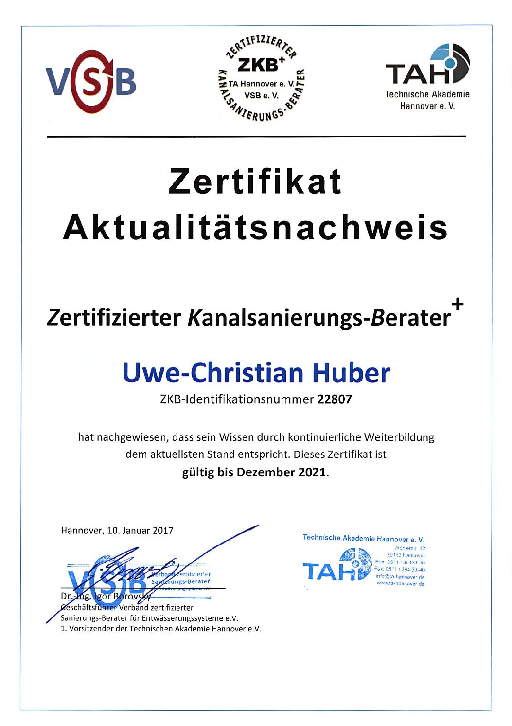 Kanalsanierungsberater